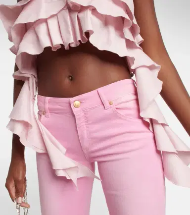 BLUMARINE Ruffled halterneck crop top | Thumbnail 2 BLUMARINE Ruffled halterneck crop top | Thumbnail 2