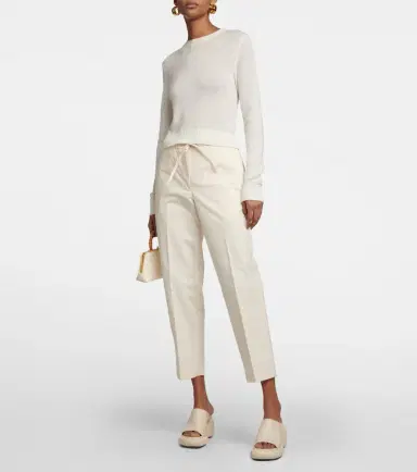 Jil Sander High-rise cotton pants | Thumbnail 2 Jil Sander High-rise cotton pants | Thumbnail 2