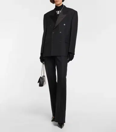 Balenciaga High-rise virgin wool pants | Thumbnail 2 Balenciaga High-rise virgin wool pants | Thumbnail 2