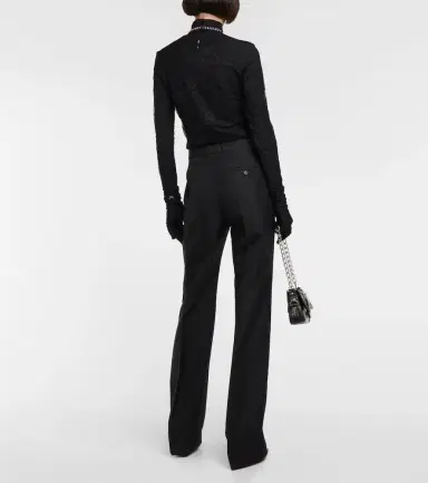 Balenciaga High-rise virgin wool pants | Thumbnail 3 Balenciaga High-rise virgin wool pants | Thumbnail 3