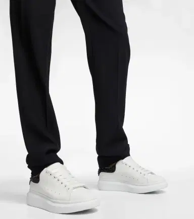 Alexander McQueen Oversized embellished leather sneakers | Thumbnail 5 Alexander McQueen Oversized embellished leather sneakers | Thumbnail 5