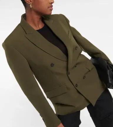 Wardrobe.NYC Wardrobe. NYC Double-breasted virgin wool blazer | Thumbnail 5 Wardrobe.NYC Wardrobe. NYC Double-breasted virgin wool blazer | Thumbnail 5