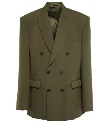 Wardrobe.NYC Wardrobe. NYC Double-breasted virgin wool blazer | Thumbnail 1 Wardrobe.NYC Wardrobe. NYC Double-breasted virgin wool blazer | Thumbnail 1