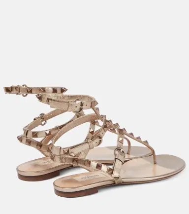 Valentino Garavani VLogo leather thong sandals | Thumbnail 4 Valentino Garavani VLogo leather thong sandals | Thumbnail 4