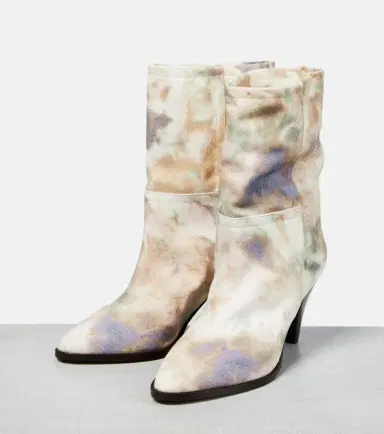 Isabel Marant Rouxa printed canvas ankle boots | Thumbnail 4 Isabel Marant Rouxa printed canvas ankle boots | Thumbnail 4