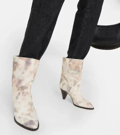 Isabel Marant Rouxa printed canvas ankle boots | Thumbnail 6 Isabel Marant Rouxa printed canvas ankle boots | Thumbnail 6