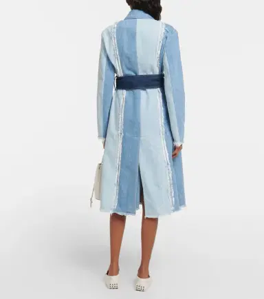 Tod's Belted denim coat | Thumbnail 4 Tod's Belted denim coat | Thumbnail 4