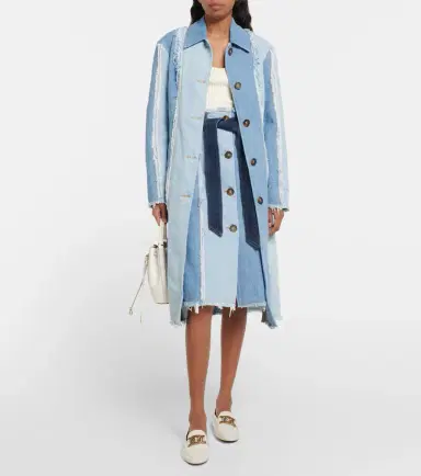 Tod's Belted denim coat | Thumbnail 5 Tod's Belted denim coat | Thumbnail 5