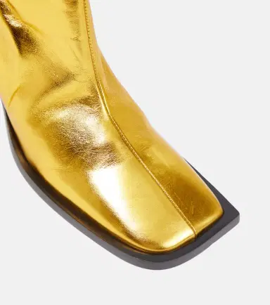 Jil Sander Metallic leather ankle boots | Thumbnail 3 Jil Sander Metallic leather ankle boots | Thumbnail 3