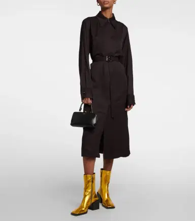 Jil Sander Metallic leather ankle boots | Thumbnail 5 Jil Sander Metallic leather ankle boots | Thumbnail 5