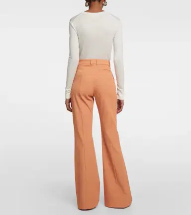 Joseph Aveline high-rise flared gabardine pants | Thumbnail 3 Joseph Aveline high-rise flared gabardine pants | Thumbnail 3