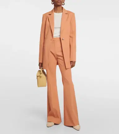 Joseph Aveline high-rise flared gabardine pants | Thumbnail 4 Joseph Aveline high-rise flared gabardine pants | Thumbnail 4