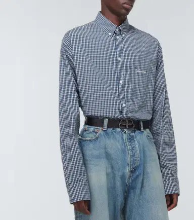 Balenciaga BB logo leather belt | Thumbnail 4 Balenciaga BB logo leather belt | Thumbnail 4