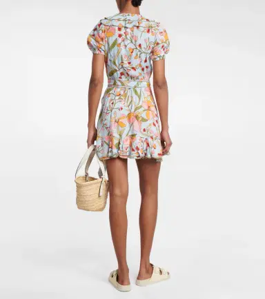 Poupette St Barth Floral minidress | Thumbnail 5 Poupette St Barth Floral minidress | Thumbnail 5
