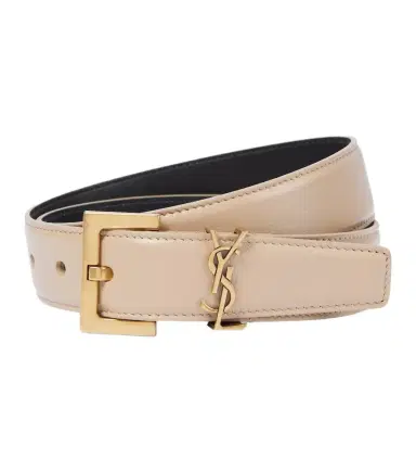 Saint Laurent Cassandre leather belt | Thumbnail 1 Saint Laurent Cassandre leather belt | Thumbnail 1