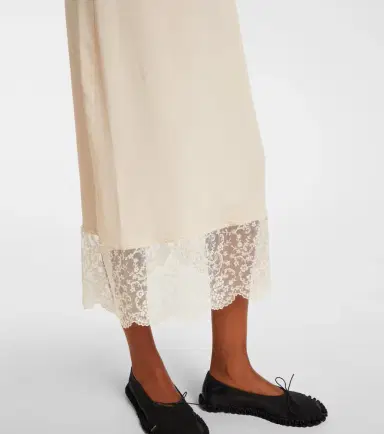 Simone Rocha Crêpe de chine slip dress | Thumbnail 3 Simone Rocha Crêpe de chine slip dress | Thumbnail 3