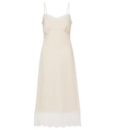 Simone Rocha Crêpe de chine slip dress | Thumbnail 1 Simone Rocha Crêpe de chine slip dress | Thumbnail 1