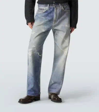 Our Legacy Third Cut trompe l'ail straight jeans | Thumbnail 3 Our Legacy Third Cut trompe l'ail straight jeans | Thumbnail 3