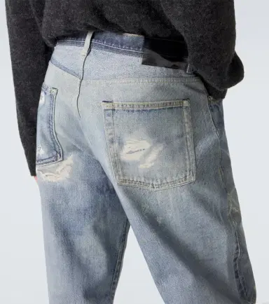 Our Legacy Third Cut trompe l'ail straight jeans | Thumbnail 6 Our Legacy Third Cut trompe l'ail straight jeans | Thumbnail 6