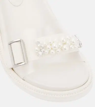 Simone Rocha Leather slides | Thumbnail 4 Simone Rocha Leather slides | Thumbnail 4