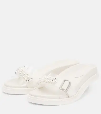 Simone Rocha Leather slides | Thumbnail 5 Simone Rocha Leather slides | Thumbnail 5