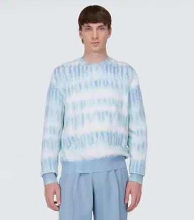 Amiri Logo cotton and cashmere-blend sweater | Thumbnail 5 Amiri Logo cotton and cashmere-blend sweater | Thumbnail 5