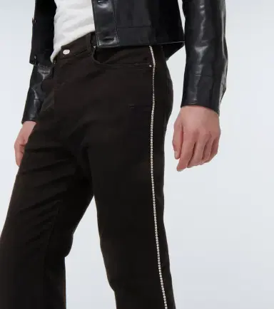 Amiri Embellished bootcut jeans | Thumbnail 3 Amiri Embellished bootcut jeans | Thumbnail 3