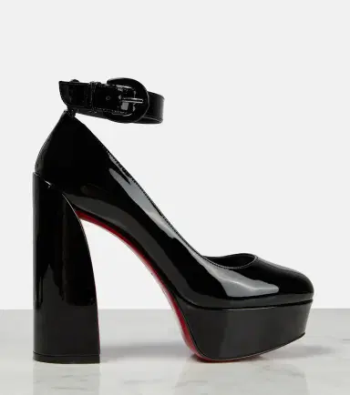 Christian Louboutin Movida Strap patent leather platform pumps | Thumbnail 3 Christian Louboutin Movida Strap patent leather platform pumps | Thumbnail 3