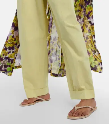 René Caovilla Diana embellished satin thong sandals | Thumbnail 2 René Caovilla Diana embellished satin thong sandals | Thumbnail 2
