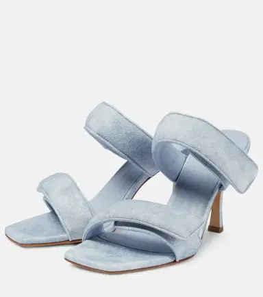 Gia Borghini Perni 03 Uni denim sandals | Thumbnail 2 Gia Borghini Perni 03 Uni denim sandals | Thumbnail 2