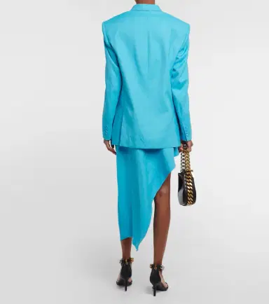 Stella McCartney Double-breasted twill blazer | Thumbnail 3 Stella McCartney Double-breasted twill blazer | Thumbnail 3