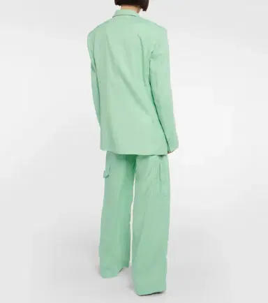 Stella McCartney Double-breasted linen-blend blazer | Thumbnail 5 Stella McCartney Double-breasted linen-blend blazer | Thumbnail 5