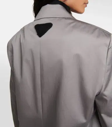 Prada Single-breasted cotton blazer | Thumbnail 3 Prada Single-breasted cotton blazer | Thumbnail 3