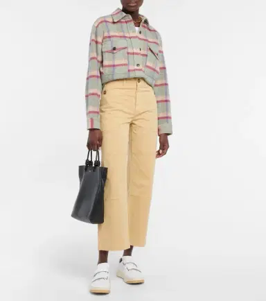 Frame High-rise cropped cargo pants | Thumbnail 3 Frame High-rise cropped cargo pants | Thumbnail 3