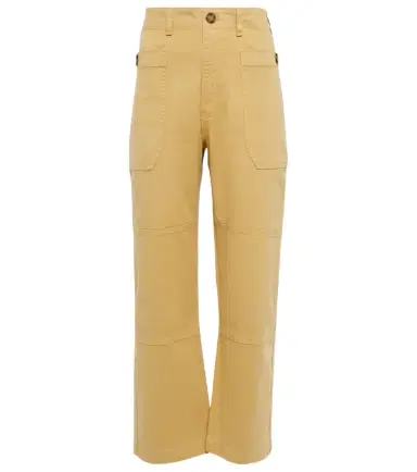 Frame High-rise cropped cargo pants | Thumbnail 1 Frame High-rise cropped cargo pants | Thumbnail 1