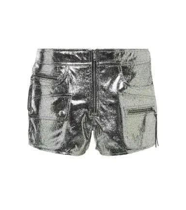 Isabel Marant Coria low-rise leather shorts | Thumbnail 1 Isabel Marant Coria low-rise leather shorts | Thumbnail 1