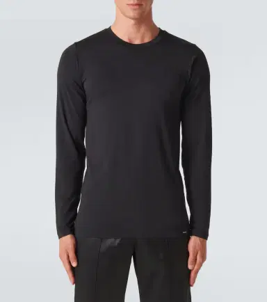 Tom Ford Long-sleeve cotton-blend T-shirt | Thumbnail 3 Tom Ford Long-sleeve cotton-blend T-shirt | Thumbnail 3