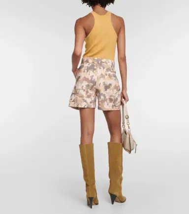 Isabel Marant Eliano high-rise denim shorts | Thumbnail 4 Isabel Marant Eliano high-rise denim shorts | Thumbnail 4