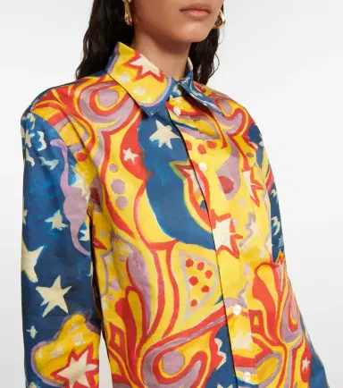 Marni x No Vacancy Inn printed cotton shirt | Thumbnail 4 Marni x No Vacancy Inn printed cotton shirt | Thumbnail 4