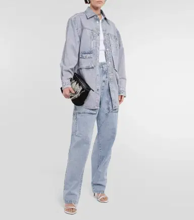 Isabel Marant Paciane wide-leg cargo jeans | Thumbnail 2 Isabel Marant Paciane wide-leg cargo jeans | Thumbnail 2