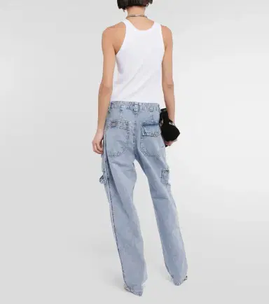 Isabel Marant Paciane wide-leg cargo jeans | Thumbnail 4 Isabel Marant Paciane wide-leg cargo jeans | Thumbnail 4