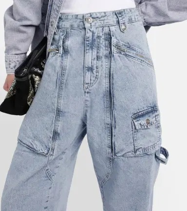 Isabel Marant Paciane wide-leg cargo jeans | Thumbnail 5 Isabel Marant Paciane wide-leg cargo jeans | Thumbnail 5