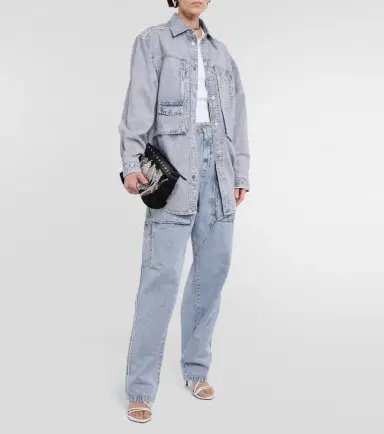 Isabel Marant Pearl denim jacket | Thumbnail 4 Isabel Marant Pearl denim jacket | Thumbnail 4