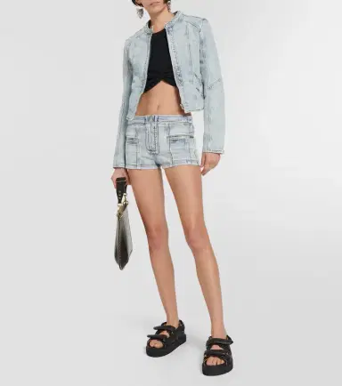 Isabel Marant Lary denim shorts | Thumbnail 2 Isabel Marant Lary denim shorts | Thumbnail 2