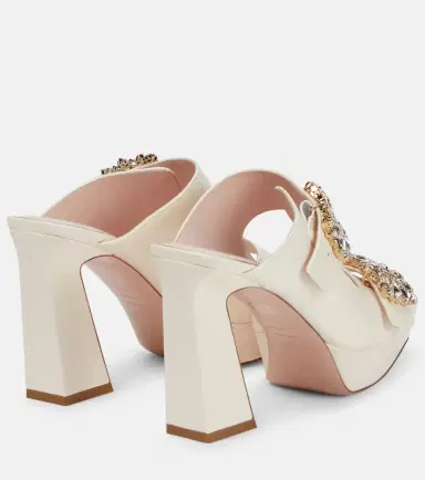 Roger Vivier Embellished leather sandals | Thumbnail 2 Roger Vivier Embellished leather sandals | Thumbnail 2
