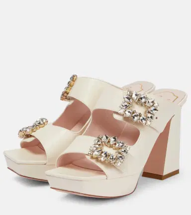 Roger Vivier Embellished leather sandals | Thumbnail 4 Roger Vivier Embellished leather sandals | Thumbnail 4