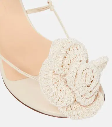 Magda Butrym Crochet and leather sandals | Thumbnail 4 Magda Butrym Crochet and leather sandals | Thumbnail 4