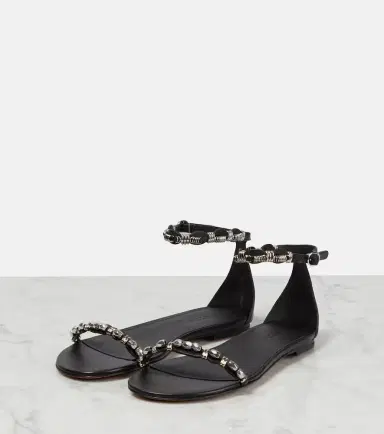 Isabel Marant Embellished leather sandals | Thumbnail 2 Isabel Marant Embellished leather sandals | Thumbnail 2