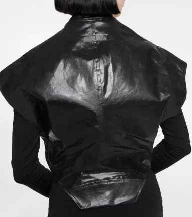 MM6 MAISON MARGIELA Leather jacket | Thumbnail 4 MM6 MAISON MARGIELA Leather jacket | Thumbnail 4