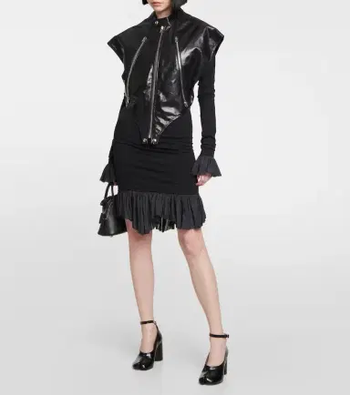 MM6 MAISON MARGIELA Leather jacket | Thumbnail 5 MM6 MAISON MARGIELA Leather jacket | Thumbnail 5